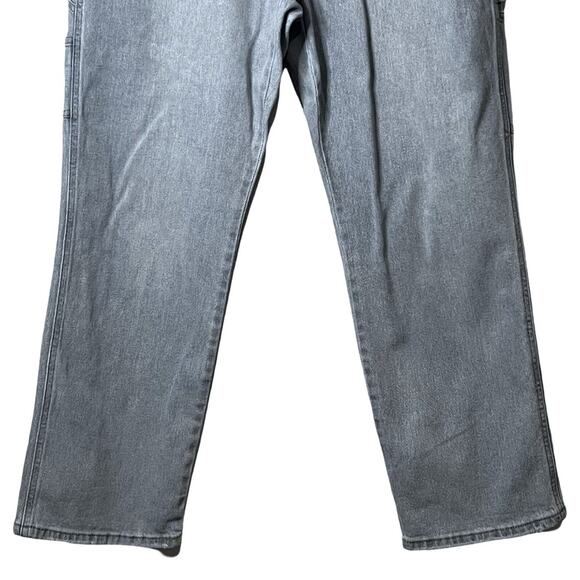 Sincerely Jules Carpenter Jeans Womens Size 11 Blue Utility Jeans Straight Leg - Picture 4 of 6